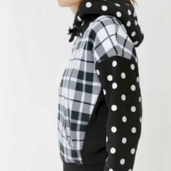 CHAMPION small black and white hoodie sweater - Picture 15 of 16